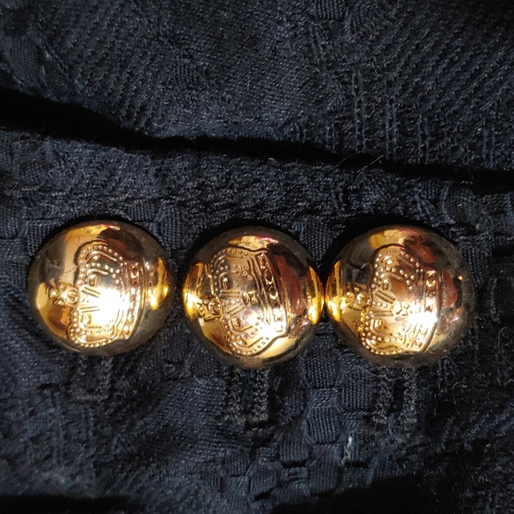 Juicy Couture y2k Vintage Textured Ruffled Bottom Suit Jacket S - Picture 8 of 14